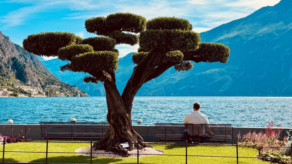 View of Garda from Limone